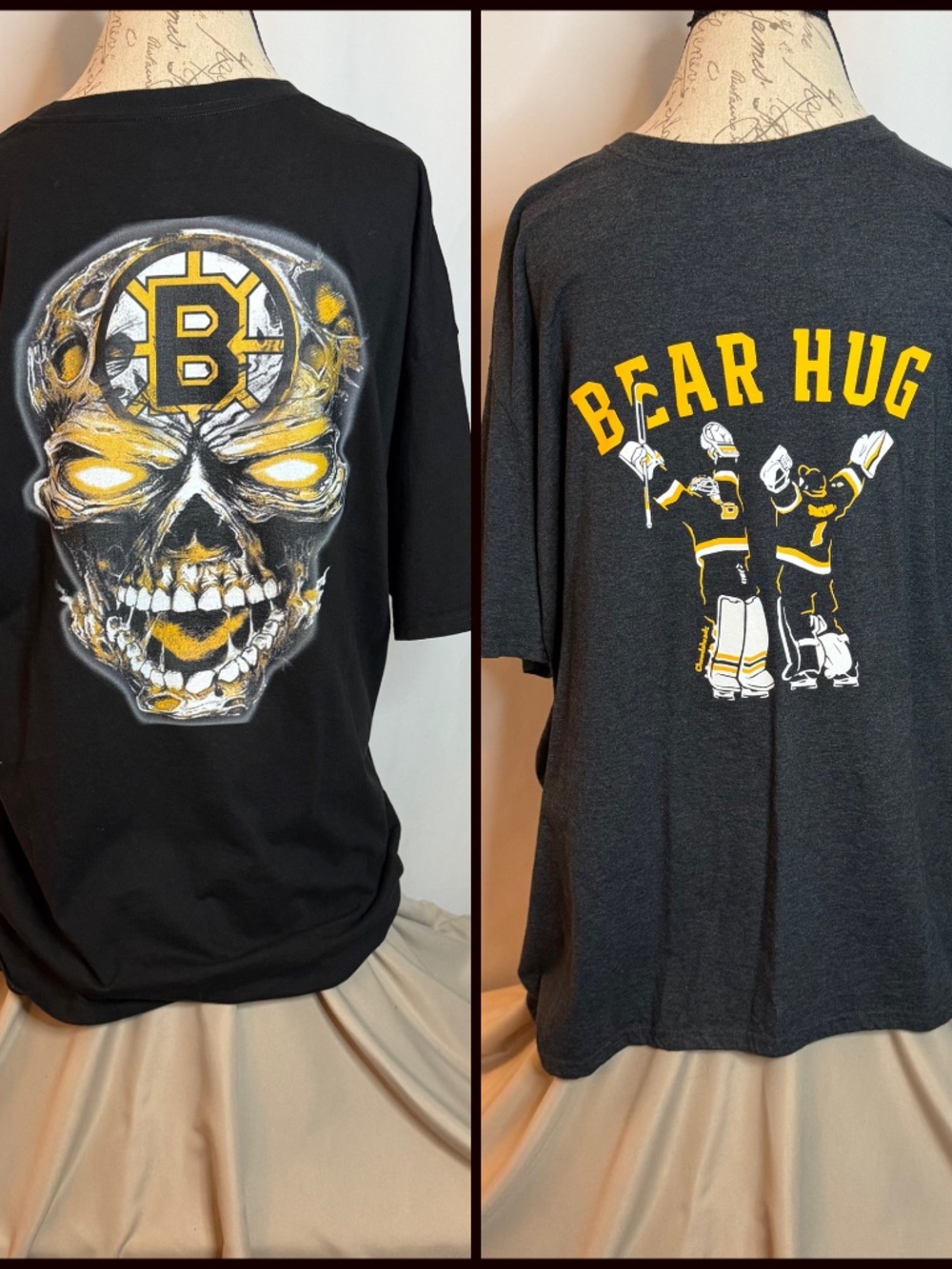 2 Men's Boston Bruins T-Shirts, 2XL